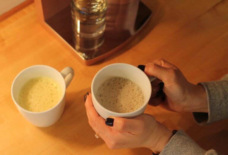 Boosted Mocha & Tumeric Lattes