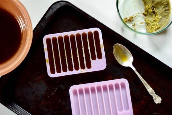 pink moulds for homemade cannabis infused suppositories