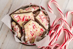 DIY peppermint bark