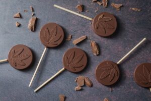 cannabis chocolate pops