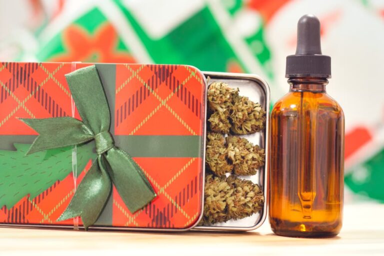 DIY christmas cbd serum