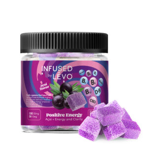 Infused by LEVO Positive Energy 2:1 Gummies with Acai.