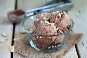 homemade chocolate weed icecream
